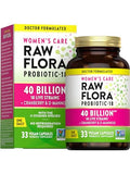 Nature's Truth Raw Flora Probiotics for Women | 40 Billion CFU | 33 Vegan Capsules | with Cranberry & D-Mannose | Vegan & Gluten Free Vitamins