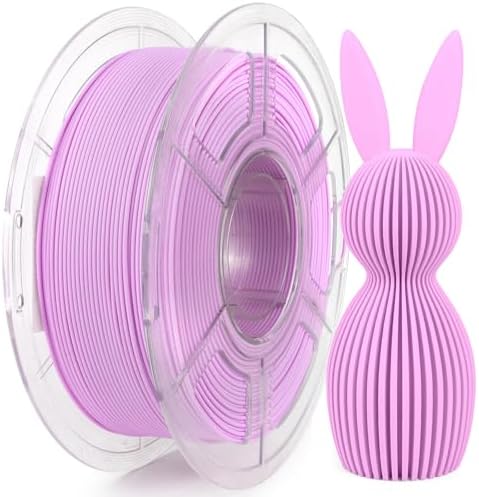 iSANMATE High Speed Matte PLA+ 3D Printer Filament, Matte Lilac PLA+ Filament 1.75mm Designed for High Speed 30-600mm/s, Fast Printing Speed PLA, Dimensional Accuracy ±0.02mm, 1kg Spool (2.2lbs)