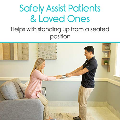 Vive Lift Assist - Patient Lifting Stand for Elderly and Disabled - Medical Safety Standing Loop - Universal Transfer Device for Senior, Caregiver, Therapist, Nurse - Lightweight Mobility Aid (1 Pack)