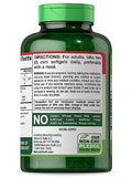 Nature's Truth Fish Oil Omega 3 | 1340 mg | 200 Mini Softgels | Burpless Lemon Flavor Pills | Non-GMO & Gluten Free Supplement