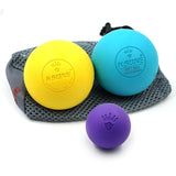 KSONE Lacrosse Massage Ball Set - Muscle Massage Roller- Deep Tissue Balls -Hard and Soft Massage Ball with Mini Ball