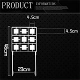 WINGS Tic Tac Toe Spinner Target Air Guns Targets for Shooting Practice Durable BB Rifles Competition Game