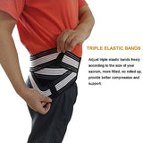 Paskyee Sciatica Belt, Sacroiliac Hip Band for Men Women - Sciatic, Lower Back, Si Joint, Pelvic pain Relief Plus