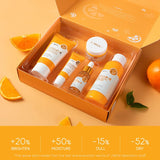 LAIKOU Skin Care Set Vitamin C Women Beauty Gift Sets Skin Care Kit with Cleanser, Toner, Serum, Eye Cream, Face Cream Travel Kit for Women Teen Girls Mom Daughter Birthday TSA-friendly Sizes 5pcs…