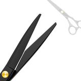 Professional Home Hair Cutting Kit - Quality Home Haircutting Scissors Barber/Salon/Home Thinning Shears Kit with Comb and Case for Men and Women (Black #2)