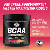 PMD Sports BCAA Stim-Free Amino Acids - Better Workout Performance, Enhanced Recovery, Daily Energy, Muscle Builder, and Muscle Sparing - BCAA Powder Drink Mix - Fun on The Beach (30 Servings)