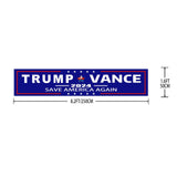 Trump Vance 2024 Banner,Donald Trump Vance 2024 Flag Large Banner Outdoor Decorations Trump Vance 2024 Save America Again Flag Banner Garden Banner Sign Yard Advertising Outdoor & Indoor Hanging Decor 98" x 18"