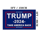 Jayus 3Ply 200D Donald Trump For President 2024 Flag 3x5 Outdoor- Double Sided Take America Back (TAB) Trump 2024 Flags Banner with 2 Brass Grommets