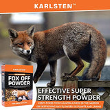 Karlsten Fox Deterrent High Strength Powder 2 x 50 G Anti Fouling & Digging Repellent For Garden Protection Makes 18 Litres