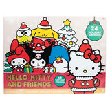 Hello Kitty and Friends Holiday Advent Calendar - 24 Exclusive Items - Seasonal Toys for Kids - Officially Licensed Sanrio Product from Jazwares - Ages 6+