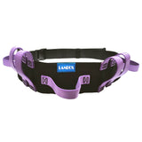 LAMBOX Gait Belt Transfer Belt with Multi Handles-Walking Assist Aid for Elderly, Seniors, Therapy (7 Purple Handles 60",Plastic Release Buckle)