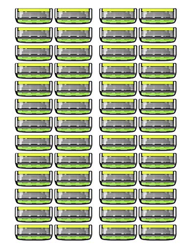 Dorco Pace 6 Pro - Six Blade Razor System with Trimmer - 52 Pack Refill (No Handle)