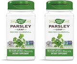 Nature's Way Premium Herbal Parsley Leaf Provides Chlorophyll, 100 Vegan Capsules (Pack of 2)