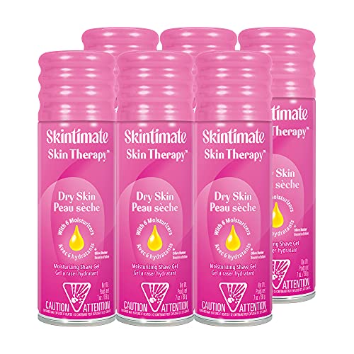 Skintimate Skin Therapy Dry Skin Shave Gel for Women, 6 Pack | Skintim