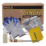 Cinch Mole Trap Deluxe Kit - Medium (2 Packs), Heavy Duty, Reusable Rodent Trapping System, Rust & Weather Resistant, Outdoor Use - for Sports Fields, Yards & More - Personal & Professional-Grade Use