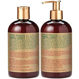 SheaMoisture Shampoo and Conditioner Set, Manuka Honey, Mafura Oil, Baobab Oil & Fig Extract, Hydrate + Replenish, Vitamin C, Sulfate Free & Hair Color Safe, Deep Conditioning, 13 Fl Oz Ea