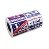 1000Pcs Trump 2024 Stickers - Trump 2024 Flag Stickers, Take America Back, 2024 Presidential Election Stickers, Trump Bumper Sticker, Trump Merchandise, 500pcs/roll, Total 1000pcs