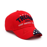 Trump 2024 Hat, Donald Trump 2024 MAGA Hat Embroidery Adjustable Keep America Great Baseball Cap-Red