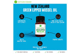 Antler Farms - 100% Pure New Zealand Green Lipped Mussel Oil, Equiv. to 12,500mg, 120 Softgels - Powerful 125:1 Extract, 2 Month Supply