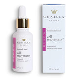 GUNILLA Cell Rejuvenator Serum | Anti-Aging Anti Wrinkle Hydrating Facial Serum for Fine Lines, Dark Spots with Organic Aloe Vera, Collagen, Elastin, Keratin, Vitamin C, Ginseng | 1 oz