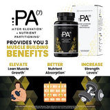 HPN PA(7) Phosphatidic Acid Muscle Builder Top Natural Muscle Builder - Boost mTOR | Build Mass and Strength from Your Workout | 30 Day Supply