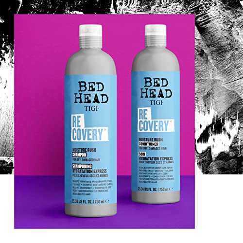 Bed Head by TIGI Shampoo & Conditioner For Dry Hair Recovery With Prickly Pear Cactus Extract 2 x 25.36 fl oz,Citrus