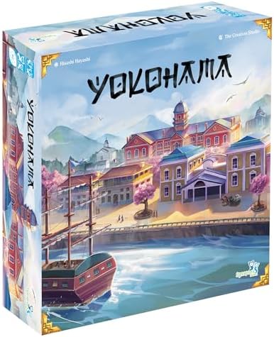 | Yokohama | Strategy Board Game | Worker Placement Set in Japan | 2 to 4 Players | 90 Minutes | Ages 14+