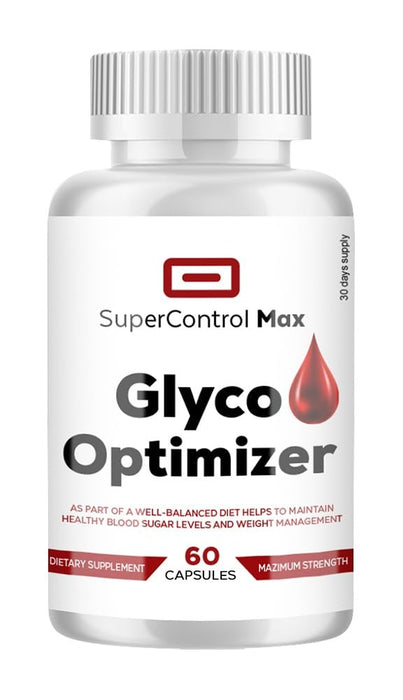 nutradash Super Control Max Glyco Optimizer - Super Control Max Glycogen Support - Glyco Optimize Pills (60 Capsules - 1 Month Supply)