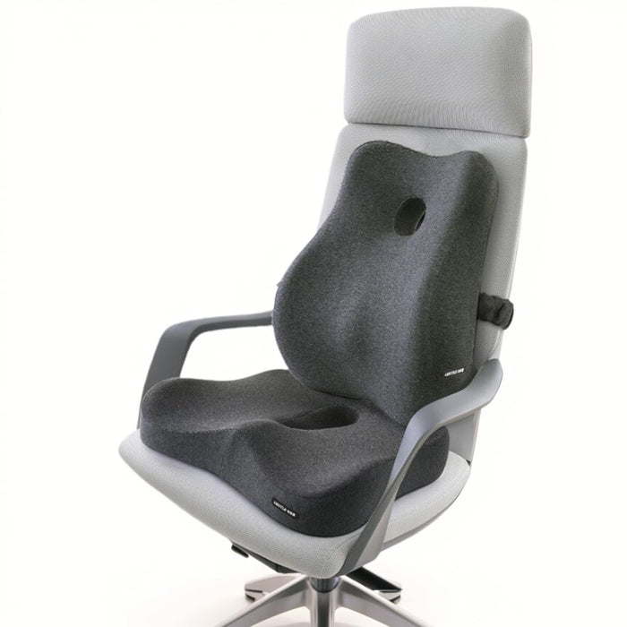 Karmadrenix Coccyx Seat Cushion, Sciatica Pain Relief Tailbone Cushion for Office Chair, Car Seat, and Home Seat, Office Chair Cushions for Back and Butt(Dark Grey)