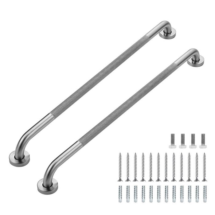 Grab Bars for Shower, 1 Pack 32-Inch Anti Slip Shower Handles for Elderly, Safety Shower Grab Bar, Stainless Steel Handicap Grab Bars for Bathroom,Toilet (Brushed Nickel, 1" Diameter)