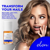 Elon Essential Cuticle Oil for Nails w/Almond Oil Extract - Jojoba Oil & Vitamin E - Softening & Hydrating Nail and Cuticle Oil – Dermatologist Recommended Nail Cuticle Oil – (0.5 oz.)