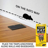 Harris Rat Glue Traps, Fully Disposable (2-Pack)