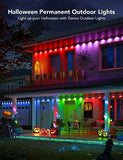 Govee Permanent Outdoor Lights, Smart RGBIC Outdoor Lights with 75 Scene Modes, 100ft with 72 LED Eaves Lights, IP67 Waterproof, for Halloween Decorations, Christmas, Work with Alexa, Google Assistant