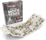 TRAP A PEST Pantry Moth Traps Safe Glue with Pheromones Effective Adhesive Non Toxic (8 Pack)