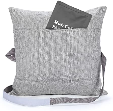 SWISSELITE Hysterectomy Tummy Pillow with Pocket for Abdominal Surgery, Hernia C-Section Healing Protector Pillow to Relieve Pressure, Cervical Cancer Recovery Gifts