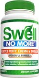 SwellNoMore Pill Reduces Edema Swelling Water Retention Bloating Puffy Eyes Swollen Feet, Swollen Legs & Swollen Ankles -1 Bottle (1 Month Supply - 60 Tablets)