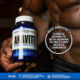 Gaspari Nutrition Anavite - Sports Multi-Vitamin with Amino Acids, Beta-Alanine and L-Carnitine, Enhanced Performance and Recovery, 180 Tablets