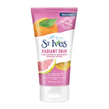 St. Ives Radiant Skin Face Scrub For Dull Skin Pink Lemon and Mandarin Orange Dermatologist-Tested Face Wash Scrub With 100 percent Natural Exfoliants 6 oz