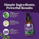 Potent Liquid Kava Kava Drops – High Concentration Kava Extract with Chamomile and Lavender for General Wellness, Vegan, Non-GMO, Alcohol-Free