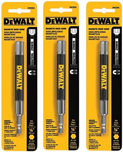 DEWALT DW2055 Magnetic Bit Tip Holder (3 PACK)