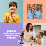 Elderberry Syrup for Kids - Immune Support with Vitamin C, Zinc & Echinacea - Kids Eldeberry Syrup - Black Elderberry, Toddler Vitamins - Elderberry Liquid Drops - Edlerberry for Toddlers