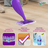 Swiffer WetJet Multi-Purpose and Hardwood Liquid Floor Cleaner Solution Refill, with Gain Scent (2 count, 42.2 fl oz each)