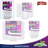 VanDuck 100% Cotton Terry Mop Pads 15x8 Inches 3-Pack, Terry Cloth Mop Covers (Mop is Not Included)