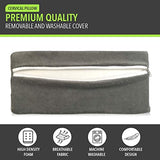 Lumia Wellness Cervical Traction Wedge Pillow - Neck Support Pillow, TMJ & Neck Pain Relief, Neck Stretcher Relaxer