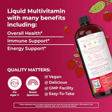 MaryRuth's Liquid Multivitamin (Raspberry) & Hair Growth MAX Liposomal (Almond Cookie) | Clean Label Project Verified® | Energy & Beauty Booster | With Lustriva® + Biotin | Vegan, Non-GMO, Gluten Free