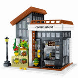 STEM City Street Building Blocks，Coffee House Building Kit with LED Lights, 1512 PCS, Girls Building Blocks Toy 8-12 Christmas Birthday Gift for Kids Boys Girls Age 6-12 Years