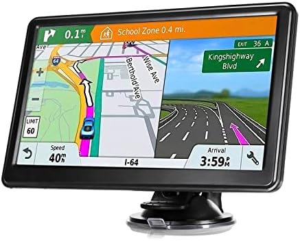 GPS Navigation for Car, 2025 Map 7 inch Touch Screen Car GPS 256-16GB, Voice Turn Direction Guidance, Support Speed and Red Light Warning, Pre-Installed North America Lifetime map Free Update