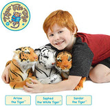 VIAHART Arrow The Tiger - 17 Inch (Tail Measurement Not Included) Stuffed Animal Plush Cat - by Tiger Tale Toys