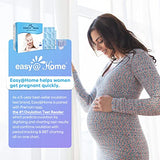 Easy@Home Ovulation Test Strips, 100 Pack Fertility Tests, Ovulation Predictor Kit, FSA Eligible, Powered by Premom Ovulation Predictor iOS and Android App, 100LH+100 Urine Cups