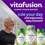 Vitafusion Men's 50+ Daily Multivitamin, Gummy Vitamins, 120 Ct